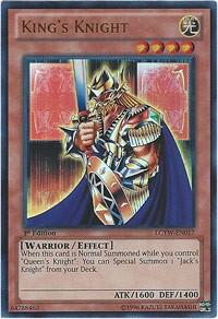King's Knight trading card from Legendary Collection 3: Yugi's World King's Knight - Legendary Collection 3: Yugi's World YuGiOh trading card