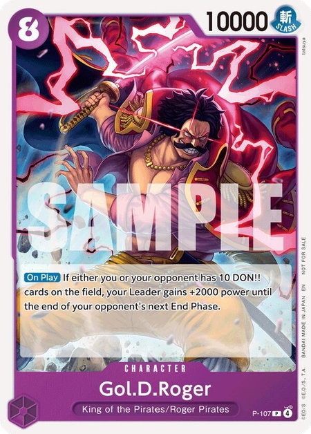 Gol.D.Roger (Store Tournament 2025 Vol. 4) trading card from One Piece Promotion Cards Gol.D.Roger (Store Tournament 2025 Vol. 4) - One Piece Promotion Cards One Piece trading card