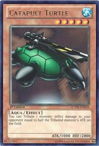 Catapult Turtle trading card from Legendary Collection 3: Yugi's World Catapult Turtle - Legendary Collection 3: Yugi's World YuGiOh trading card