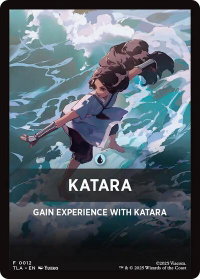 Katara Theme Card - Avatar: The Last Airbender (TLA) #12 - Token Magic: The Gathering Trading Card