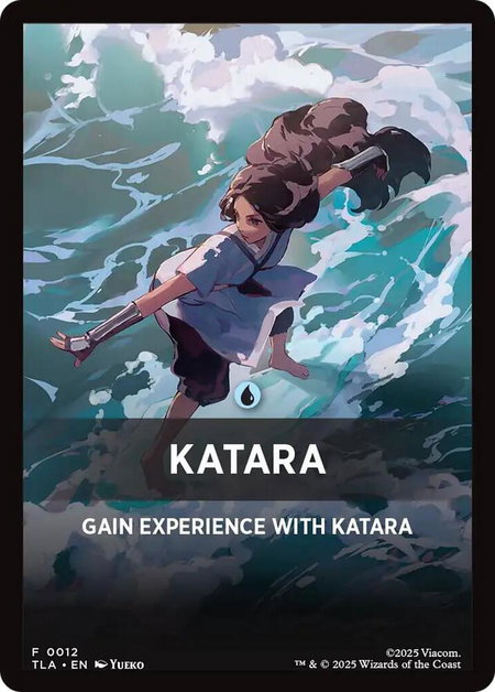 Katara Theme Card - Avatar: The Last Airbender Magic: The Gathering trading card