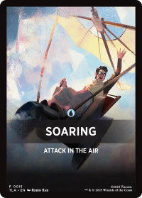 Soaring Theme Card - Avatar: The Last Airbender (TLA) #15 - Token Magic: The Gathering Trading Card