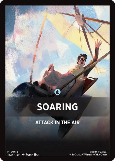 Soaring Theme Card - Avatar: The Last Airbender Magic: The Gathering trading card