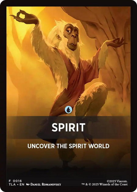 Spirit Theme Card - Avatar: The Last Airbender Magic: The Gathering trading card