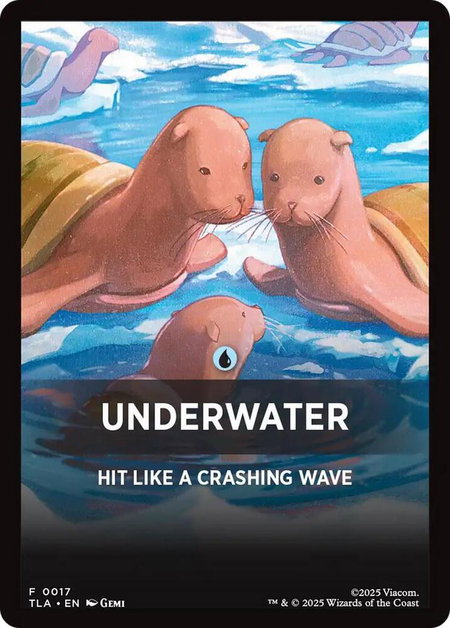 Underwater Theme Card - Avatar: The Last Airbender Magic: The Gathering trading card