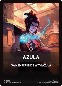 Azula Theme Card - Avatar: The Last Airbender (TLA) #19 - Token Magic: The Gathering Trading Card