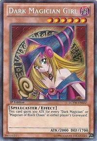 Dark Magician Girl trading card from Legendary Collection 3: Yugi's World Dark Magician Girl - Legendary Collection 3: Yugi's World YuGiOh trading card