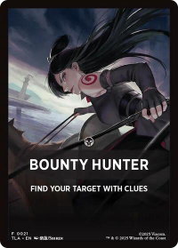 Bounty Hunter Theme Card - Avatar: The Last Airbender (TLA) #21 - Token Magic: The Gathering Trading Card