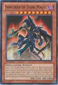 Sorcerer of Dark Magic trading card from Legendary Collection 3: Yugi's World Sorcerer of Dark Magic - Legendary Collection 3: Yugi's World YuGiOh trading card