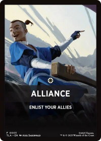 Alliance Theme Card - Avatar: The Last Airbender (TLA) #3 - Token Magic: The Gathering Trading Card