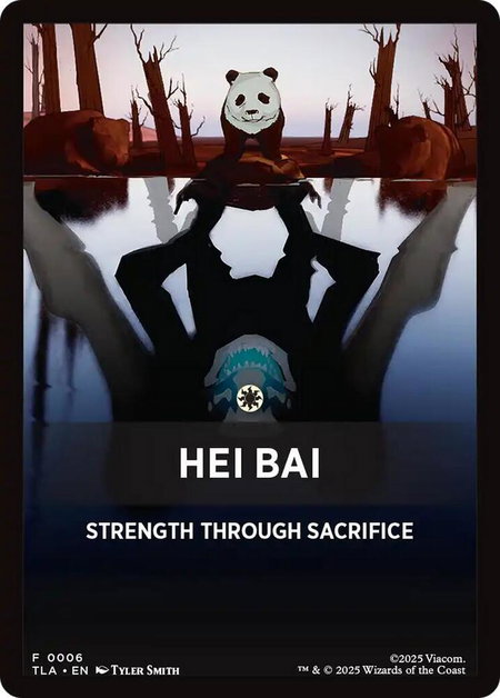 Hei Bai Theme Card - Avatar: The Last Airbender Magic: The Gathering trading card
