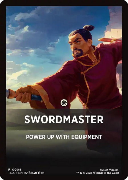 Swordmaster Theme Card - Avatar: The Last Airbender Magic: The Gathering trading card