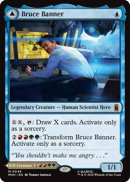 Bruce Banner - Marvel Super Heroes Magic: The Gathering trading card