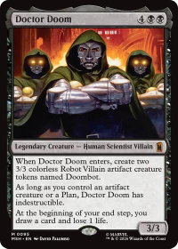 Doctor Doom - Marvel Super Heroes (MSH) #95 - Mythic Rare Magic: The Gathering Trading Card