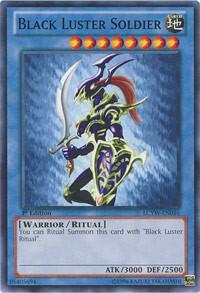 Black Luster Soldier trading card from Legendary Collection 3: Yugi's World Black Luster Soldier - Legendary Collection 3: Yugi's World YuGiOh trading card