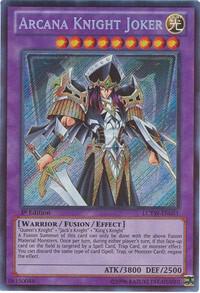 Arcana Knight Joker trading card from Legendary Collection 3: Yugi's World Arcana Knight Joker - Legendary Collection 3: Yugi's World YuGiOh trading card
