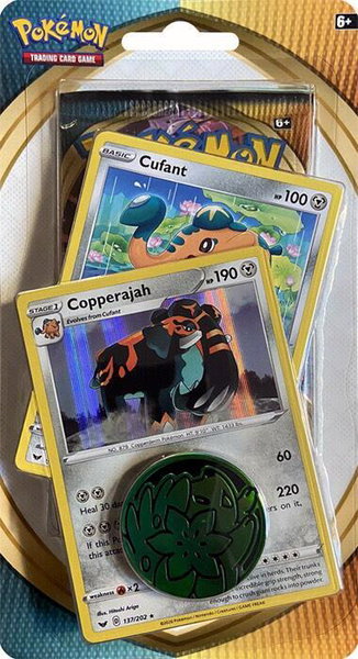 Sword & Shield Single Blister Pack [Cufant & Copperajah] - SWSH03: Darkness Ablaze Pokémon trading card