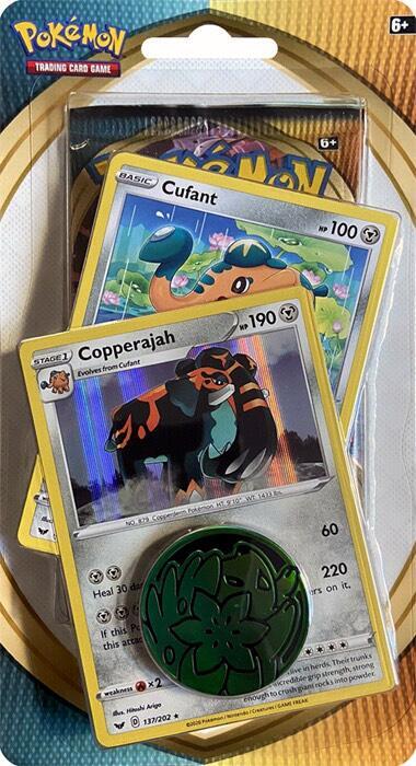 Sword & Shield Single Blister Pack [Cufant & Copperajah] - SWSH03: Darkness Ablaze Pokémon trading card