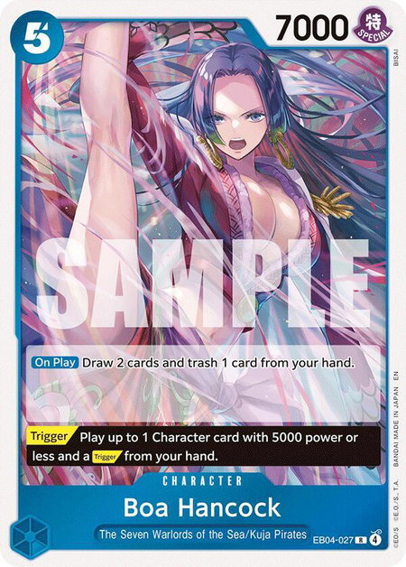 Boa Hancock - EB04-027 - The Azure Sea's Seven One Piece trading card