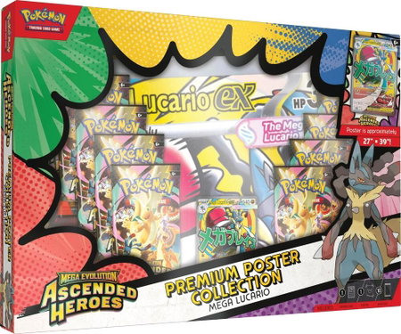 Premium Poster Collection: Mega Lucario - ME: Ascended Heroes Pokémon trading card