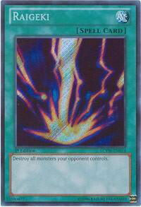 Raigeki - Legendary Collection 3: Yugi's World (LC03) #LCYW-EN054 - Secret Rare YuGiOh Trading Card