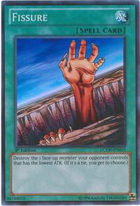 Fissure trading card from Legendary Collection 3: Yugi's World Fissure - Legendary Collection 3: Yugi's World YuGiOh trading card