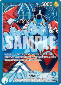 Jinbe - OP14-040 (Alternate Art) - The Azure Sea's Seven (OP14) #OP14-040 - Leader One Piece Trading Card