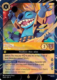 Stitch - Rock Star - Disney Lorcana Promo Cards (DLPC) #3 - Promo Disney Lorcana Trading Card