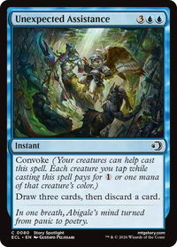Unexpected Assistance - Lorwyn Eclipsed (ECL) #80 - Common Magic: The Gathering Trading Card
