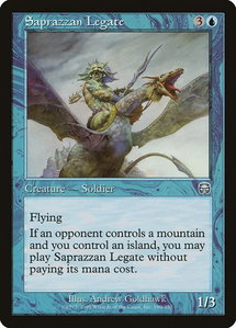 Saprazzan Legate - Mercadian Masques (MMQ) #100 - Uncommon Magic: The Gathering Trading Card