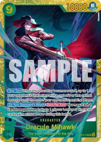 Dracule Mihawk - OP14-119 - The Azure Sea's Seven (OP14) #OP14-119 - Secret Rare One Piece Trading Card