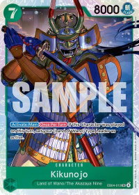 Kikunojo - EB04-012 - The Azure Sea's Seven (OP14) #EB04-012 - Super Rare One Piece Trading Card