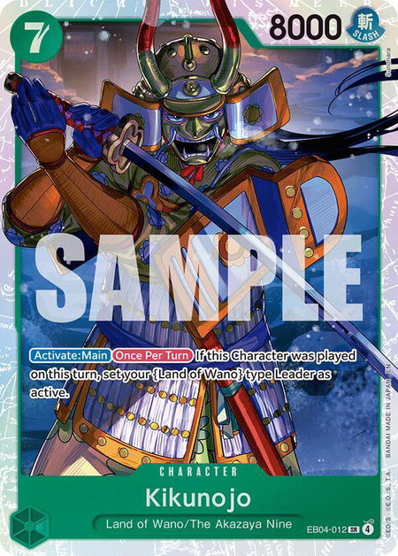 Kikunojo - EB04-012 - The Azure Sea's Seven One Piece trading card