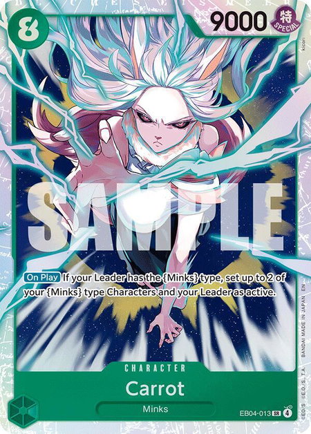 Carrot - The Azure Sea's Seven One Piece trading card
