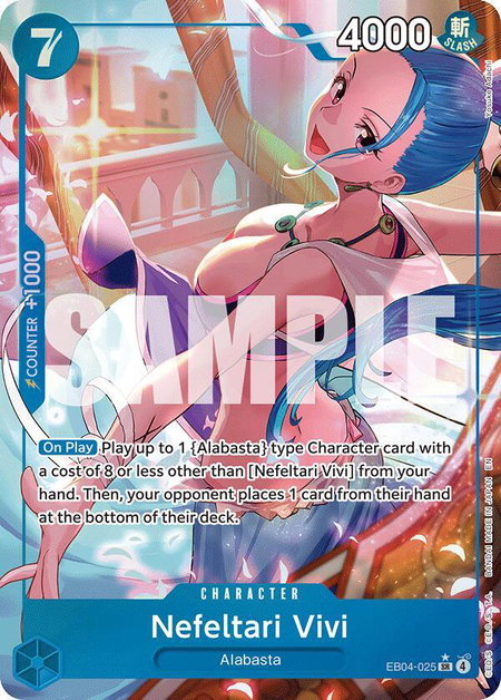Nefeltari Vivi (Alternate Art) - The Azure Sea's Seven One Piece trading card