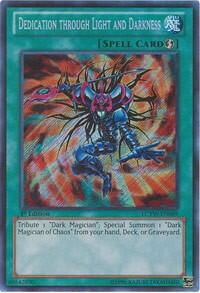 Dedication through Light and Darkness - Legendary Collection 3: Yugi's World (LC03) #LCYW-EN069 - Secret Rare YuGiOh Trading Card