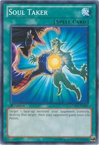 Soul Taker trading card from Legendary Collection 3: Yugi's World Soul Taker - Legendary Collection 3: Yugi's World YuGiOh trading card