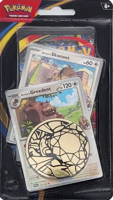 Phantasmal Flames Premium Checklane Blister [Arven's Greedent] - ME02: Phantasmal Flames Pokémon trading card