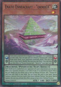 Enato Enneacraft - "oknirIA" (Super Rare) - Phantom Revenge (PHRE) #PHRE-EN019 - Super Rare YuGiOh Trading Card