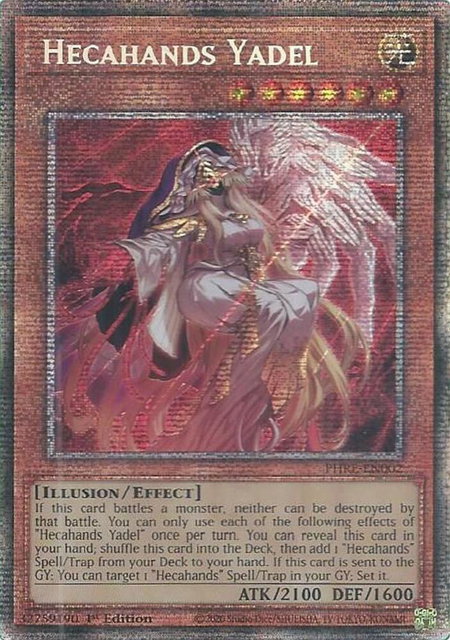 Hecahands Yadel (Starlight Rare) trading card from Phantom Revenge Hecahands Yadel (Starlight Rare) - Phantom Revenge YuGiOh trading card