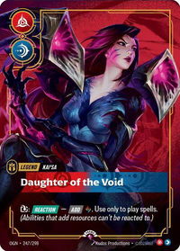 Kai'Sa - Daughter of the Void (Metal) - Riftbound Organized Play Promotional Cards (OPP) #247/298 - Promo Riftbound Trading Card