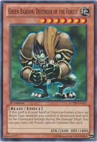 Green Baboon, Defender of the Forest - Legendary Collection 3: Yugi's World YuGiOh trading card
