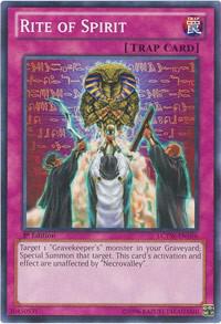 Rite of Spirit - Legendary Collection 3: Yugi's World YuGiOh trading card