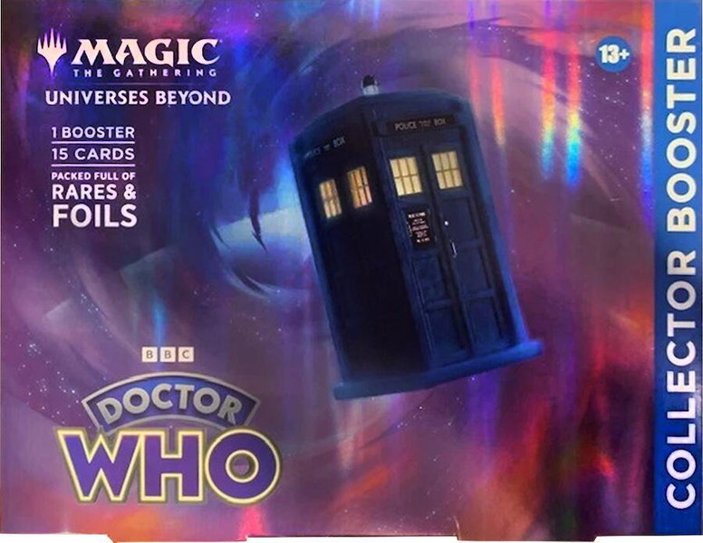Universes Beyond: Doctor Who - Collector Booster Omega Pack trading card from Universes Beyond: Doctor Who Universes Beyond: Doctor Who - Collector Booster Omega Pack - Universes Beyond: Doctor Who Magic: The Gathering trading card