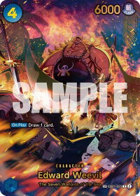 Edward Weevil - EB01-023 (SP) - The Azure Sea's Seven (OP14) #EB01-023 - Rare One Piece Trading Card