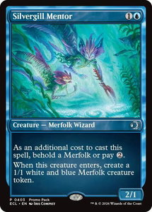 Silvergill Mentor - Promo Pack: Lorwyn Eclipsed (PPECL) #403 - Promo Magic: The Gathering Trading Card