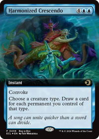 Harmonized Crescendo (Extended Art) - Buy-A-Box Promos (BABP) #408 - Promo Magic: The Gathering Trading Card