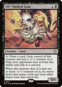 Oft-Nabbed Goat - Commander: Lorwyn Eclipsed (ECC) #11 - Rare Magic: The Gathering Trading Card
