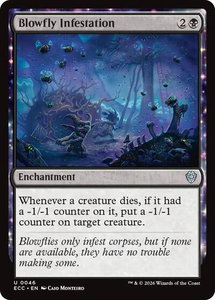Blowfly Infestation - Commander: Lorwyn Eclipsed (ECC) #46 - Uncommon Magic: The Gathering Trading Card