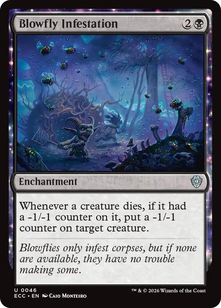 Blowfly Infestation - Commander: Lorwyn Eclipsed Magic: The Gathering trading card